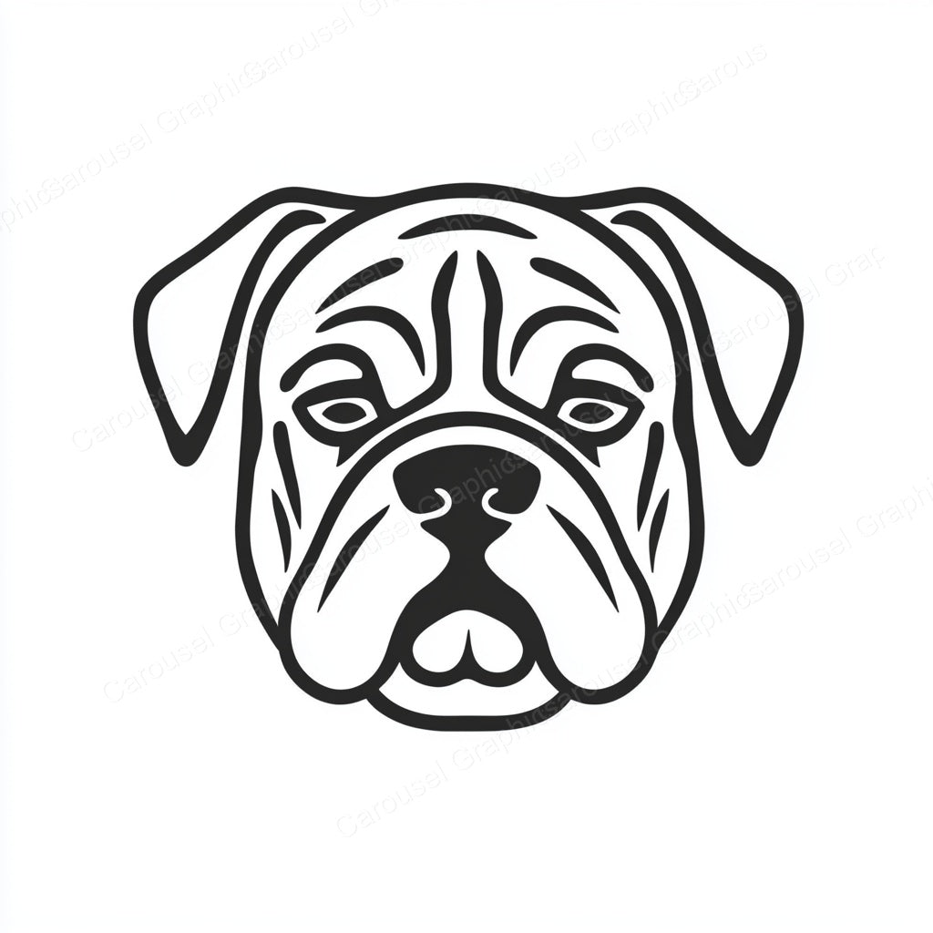 Bulldog Vector Graphic preview