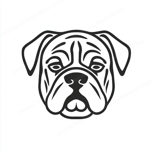 Bulldog Vector Graphic preview