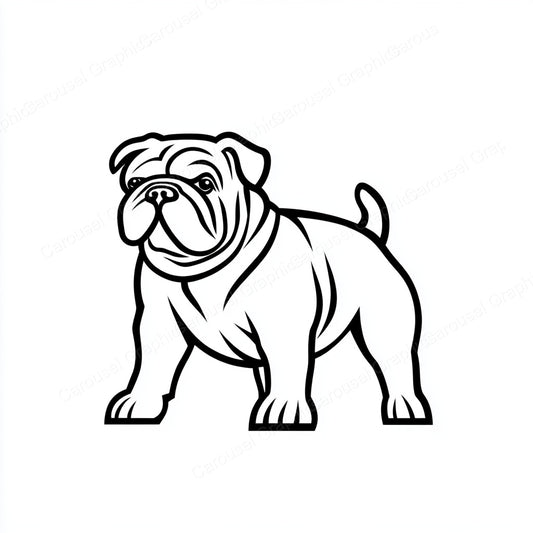 Bulldog Vector Graphic preview