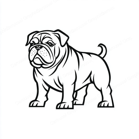 Bulldog Vector Graphic preview