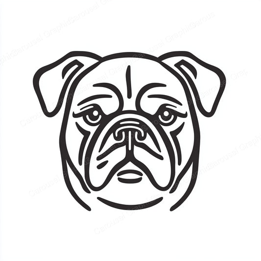 Bulldog Vector Graphic preview