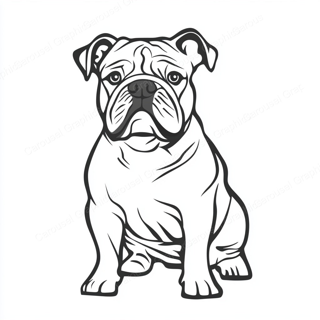 Bulldog Vector Graphic preview