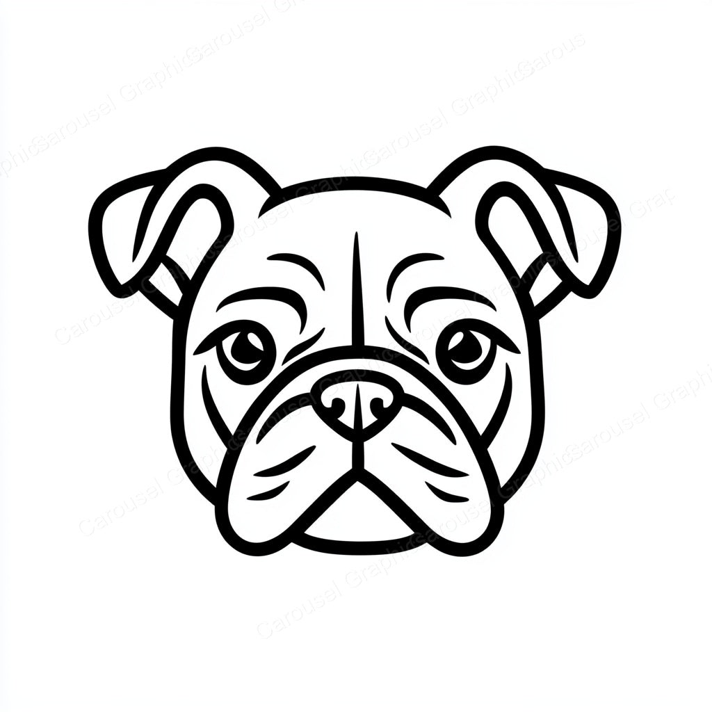 Bulldog Vector Graphic preview