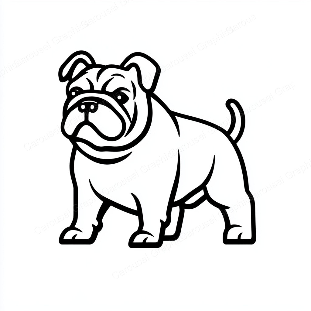 Bulldog Vector Graphic preview