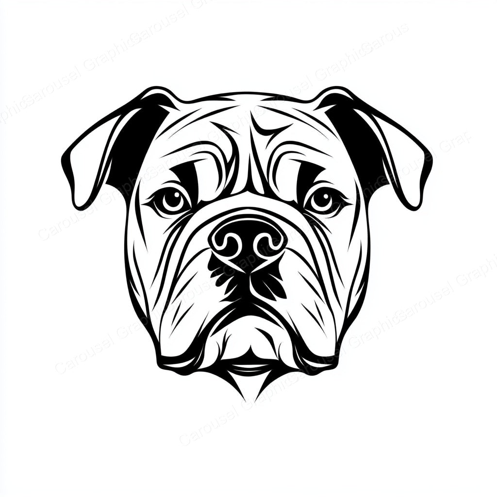 Bulldog Vector Graphic preview