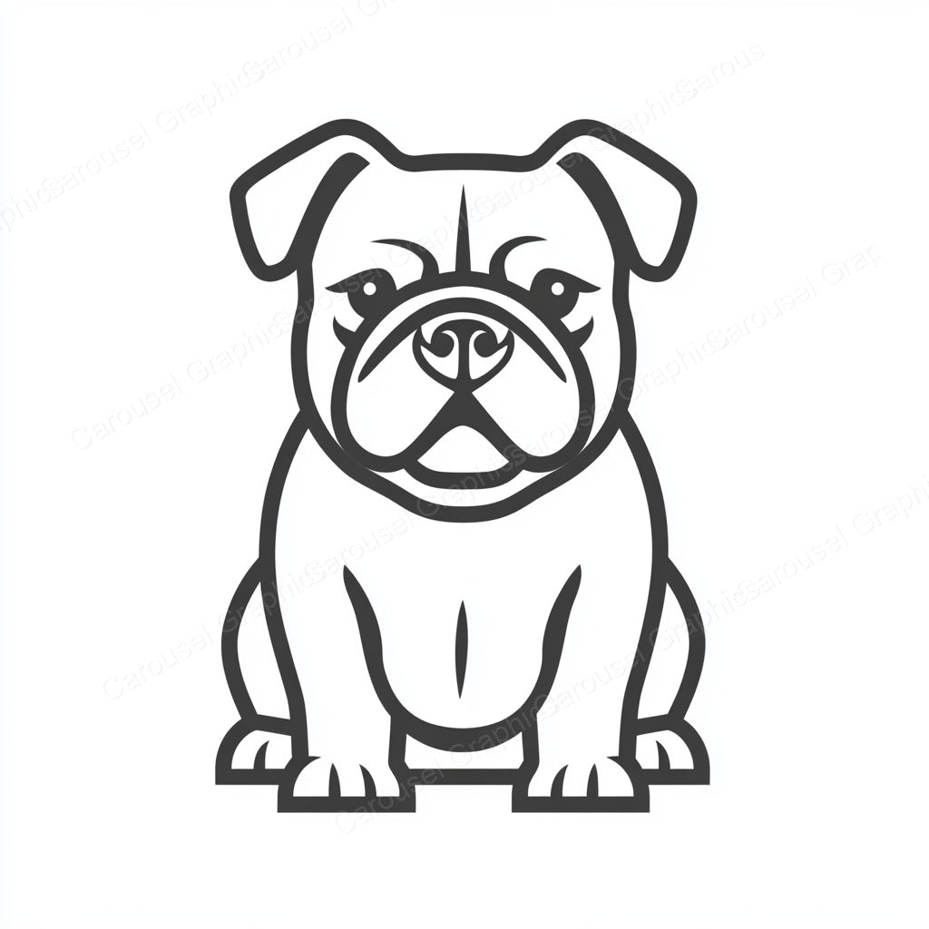 Bulldog Vector Graphic preview