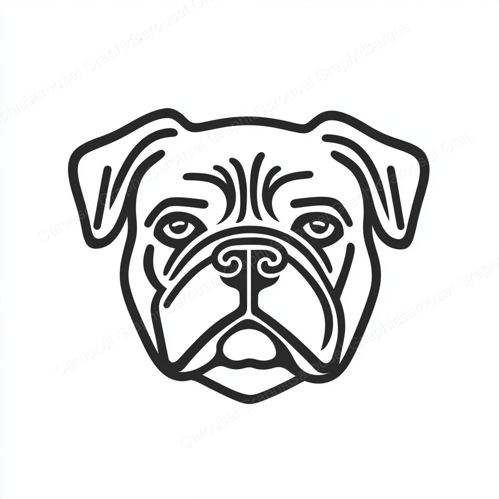 Bulldog Vector Graphic preview