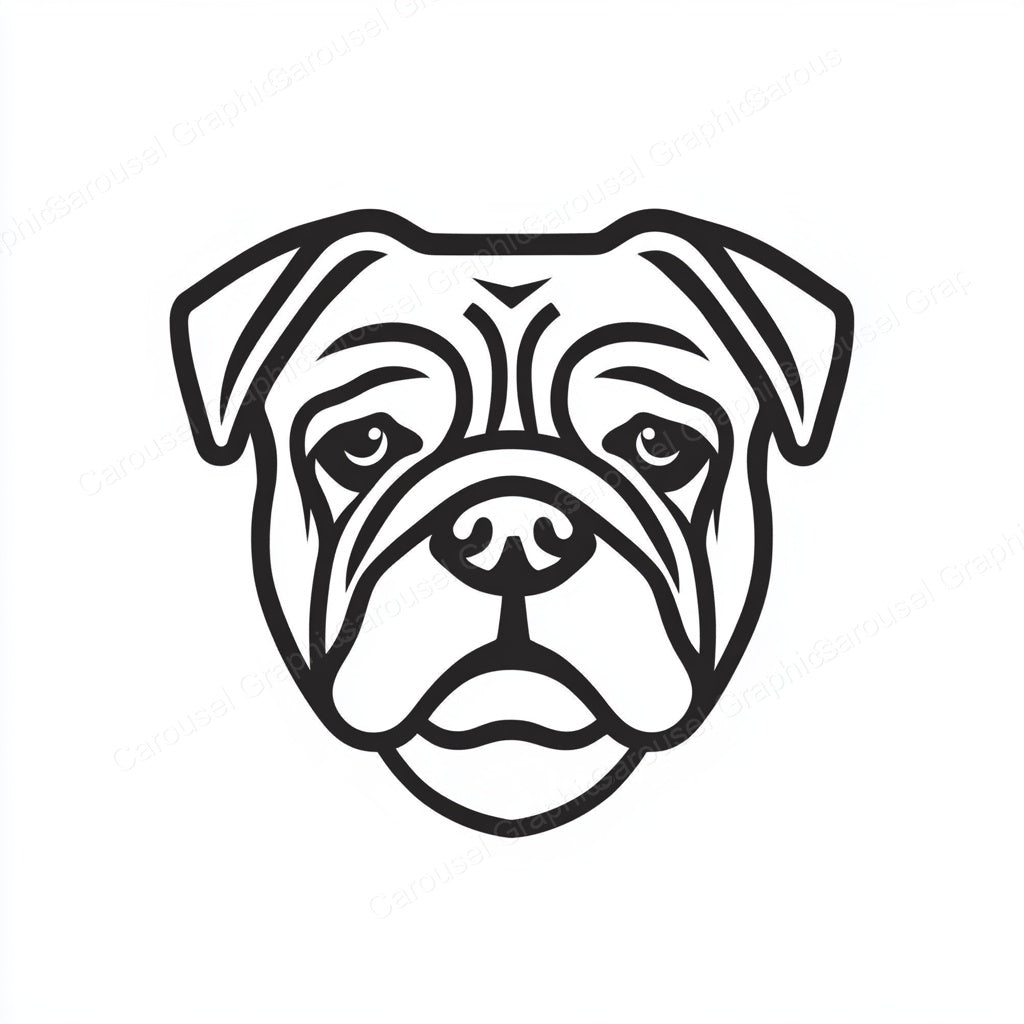 Bulldog Vector Graphic preview