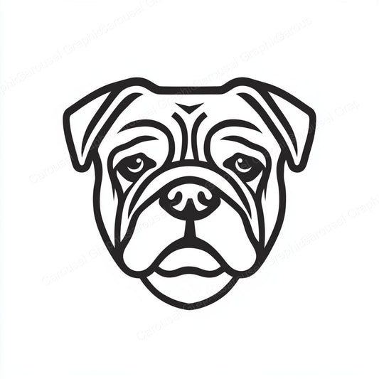 Bulldog Vector Graphic preview