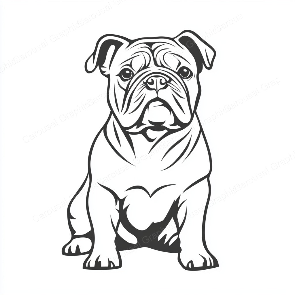 Bulldog Vector Graphic preview