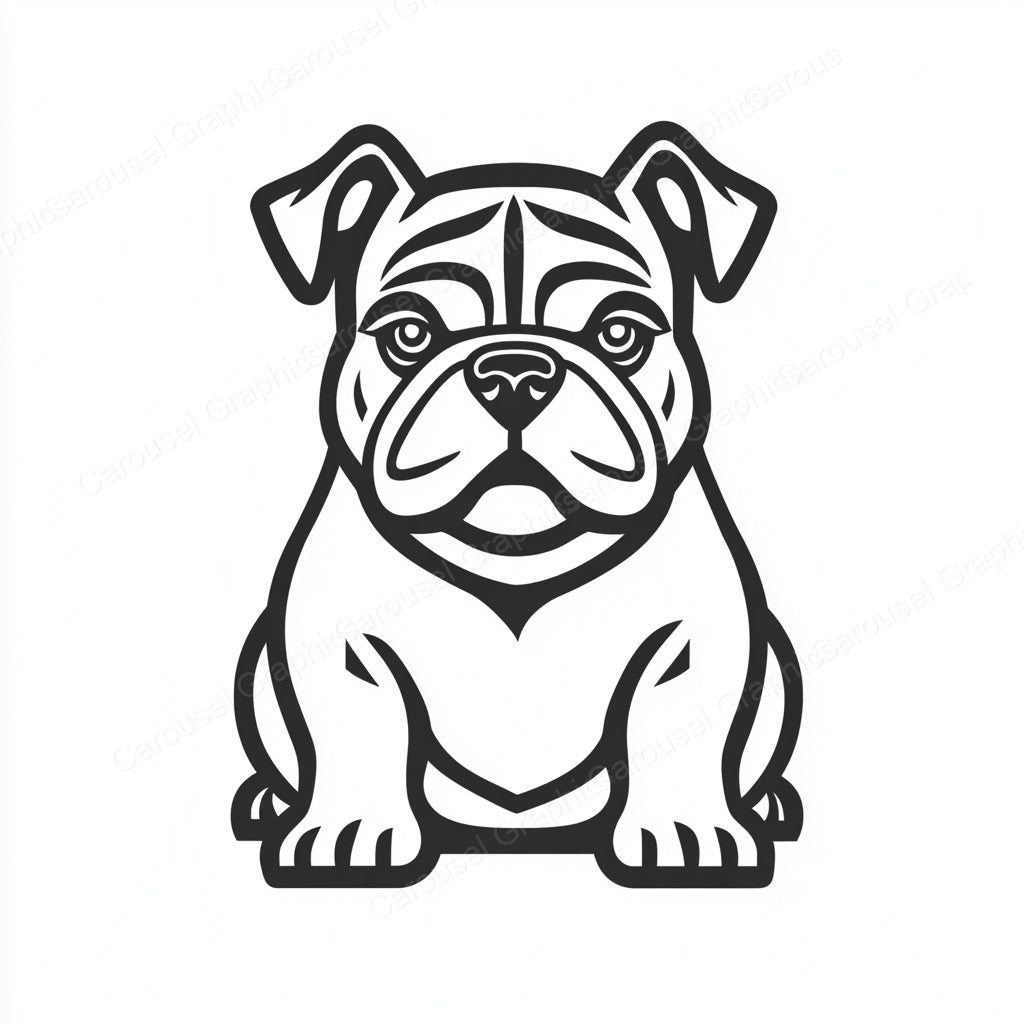 Bulldog Vector Graphic preview