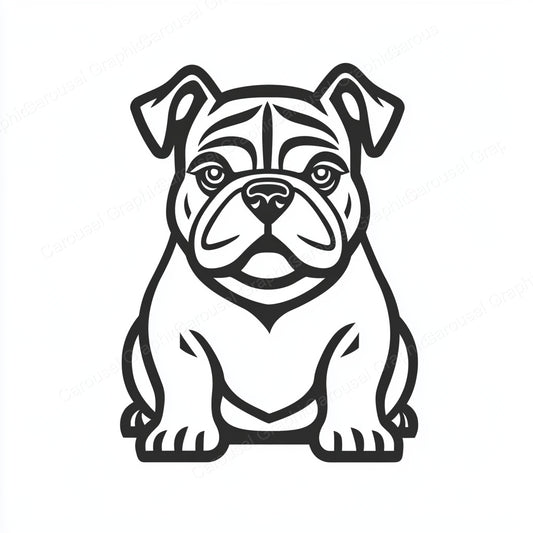 Bulldog Vector Graphic preview