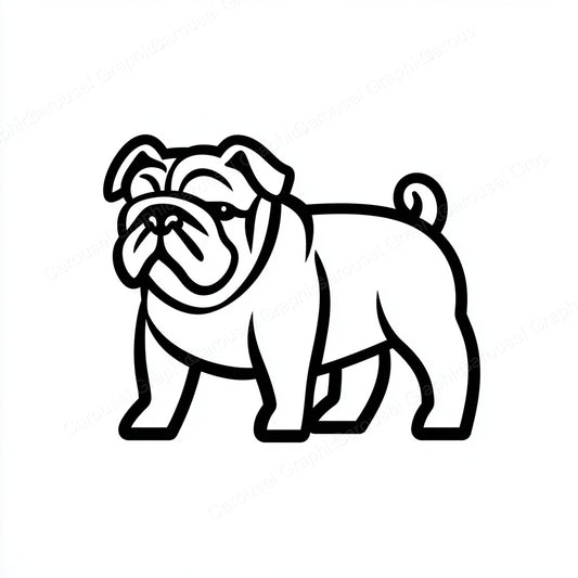 Bulldog Vector Graphic preview