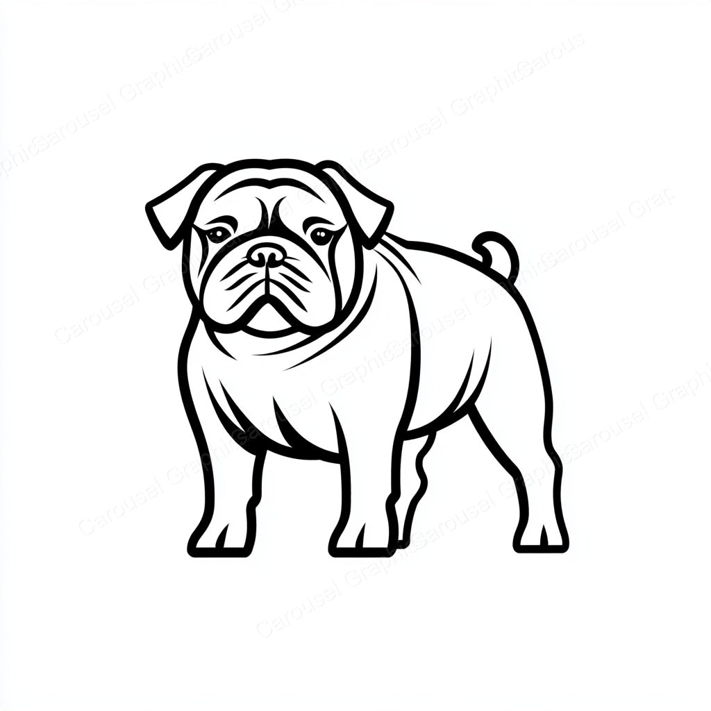 Bulldog Vector Graphic preview