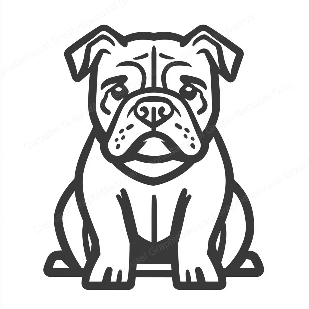 Bulldog Vector Graphic preview