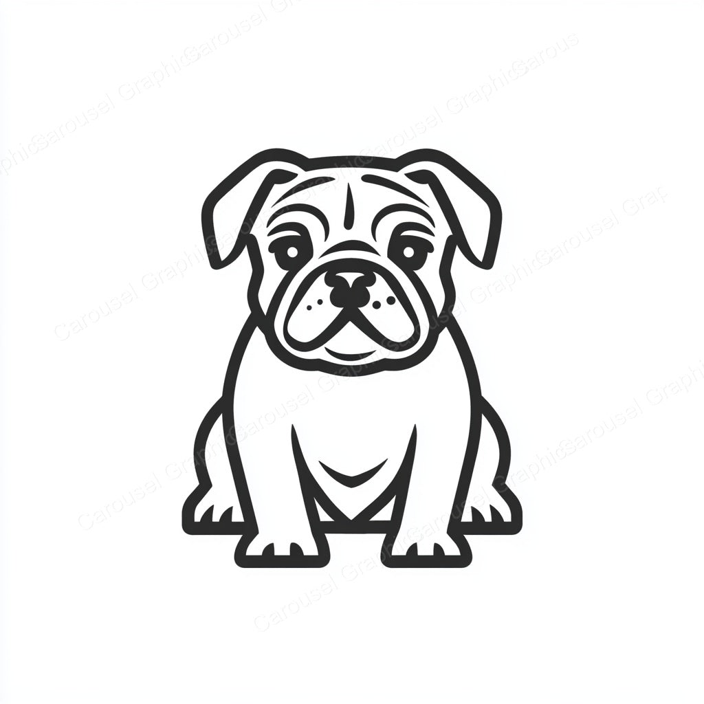 Bulldog Vector Graphic preview