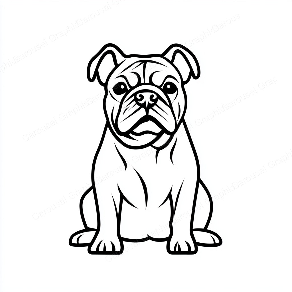 Bulldog Vector Graphic preview