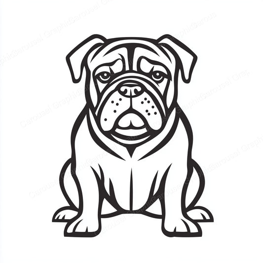 Bulldog Vector Graphic preview
