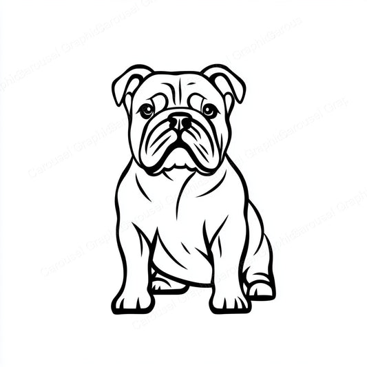 Bulldog Vector Graphic preview