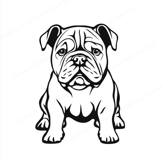 Bulldog Vector Graphic preview