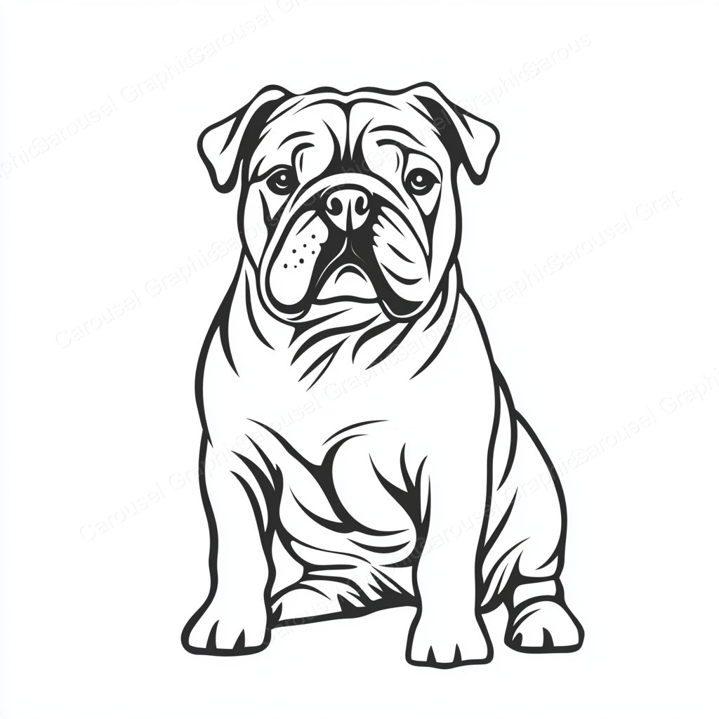 Bulldog Vector Graphic preview