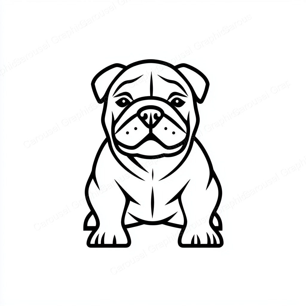 Bulldog Vector Graphic preview