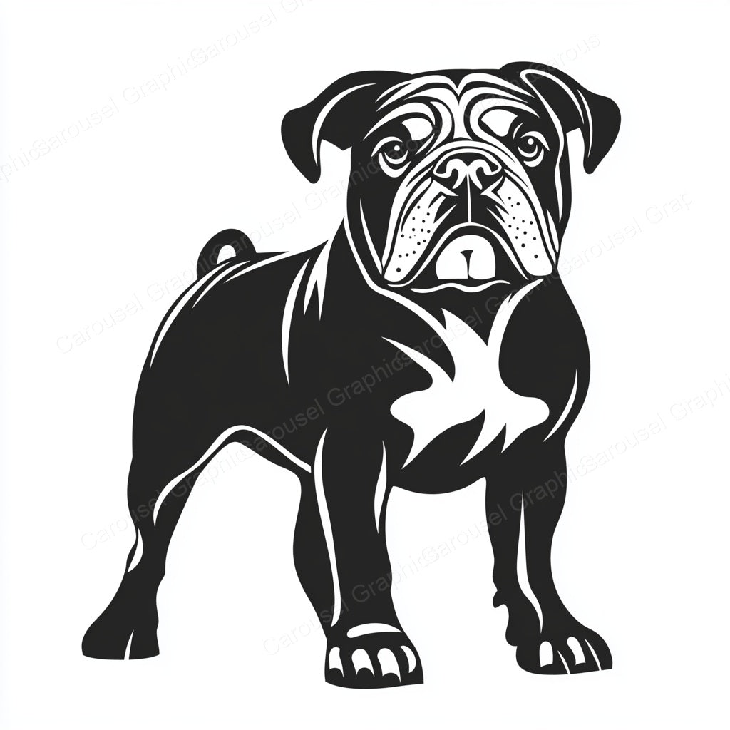 Bulldog Vector Graphic preview