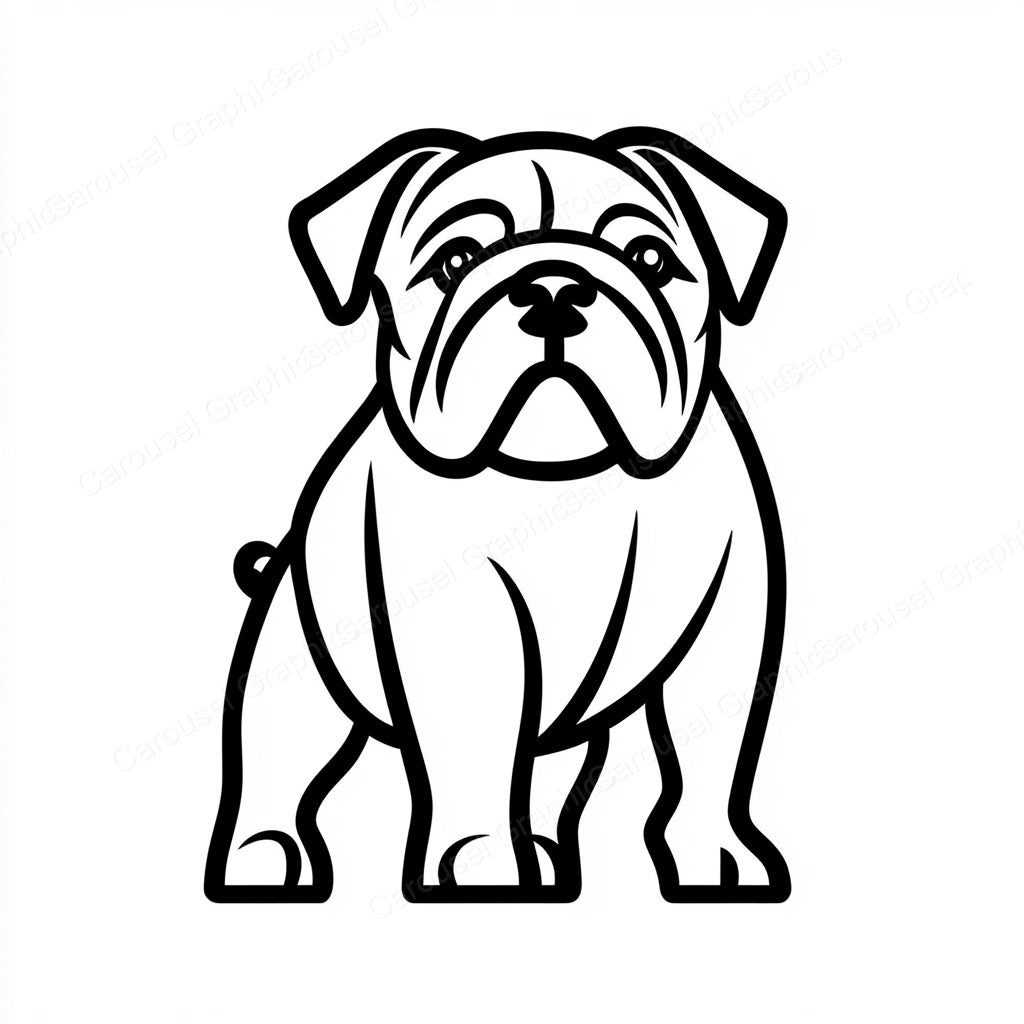 Bulldog Vector Graphic preview