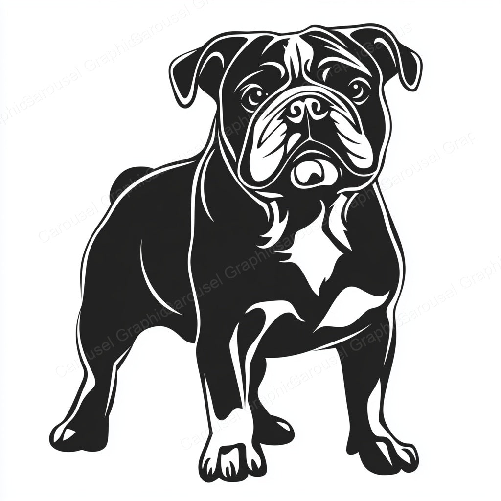 Bulldog Vector Graphic preview
