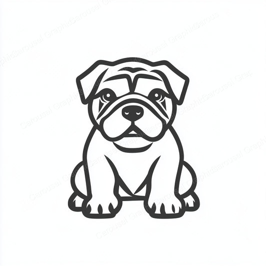 Bulldog Vector Graphic preview