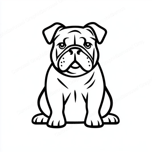 Bulldog Vector Graphic preview
