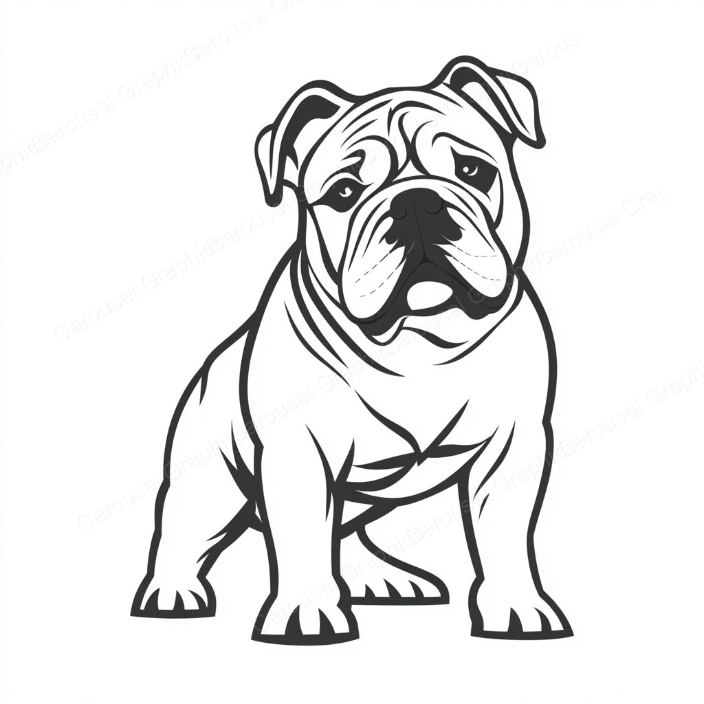 Bulldog Vector Graphic preview
