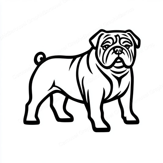 Bulldog Vector Graphic preview