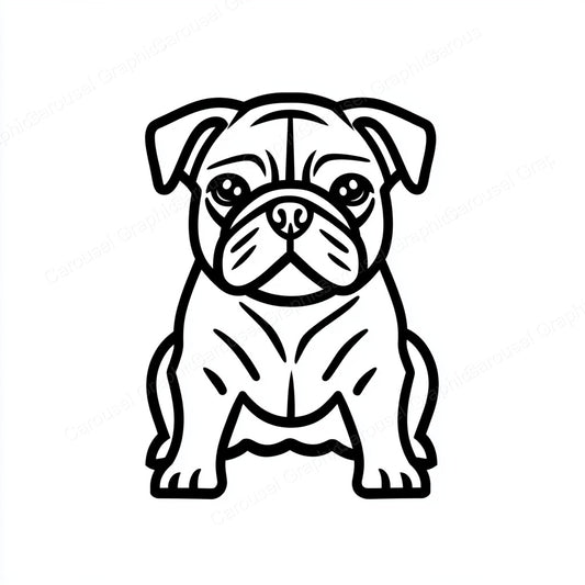 Bulldog Vector Graphic preview
