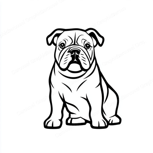 Bulldog Vector Graphic preview