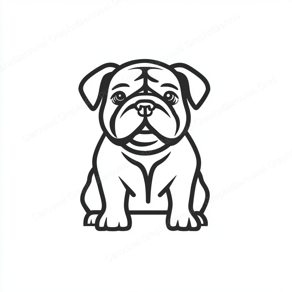 Bulldog Vector Graphic preview