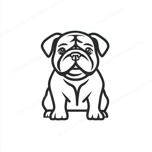 Bulldog Vector Graphic preview