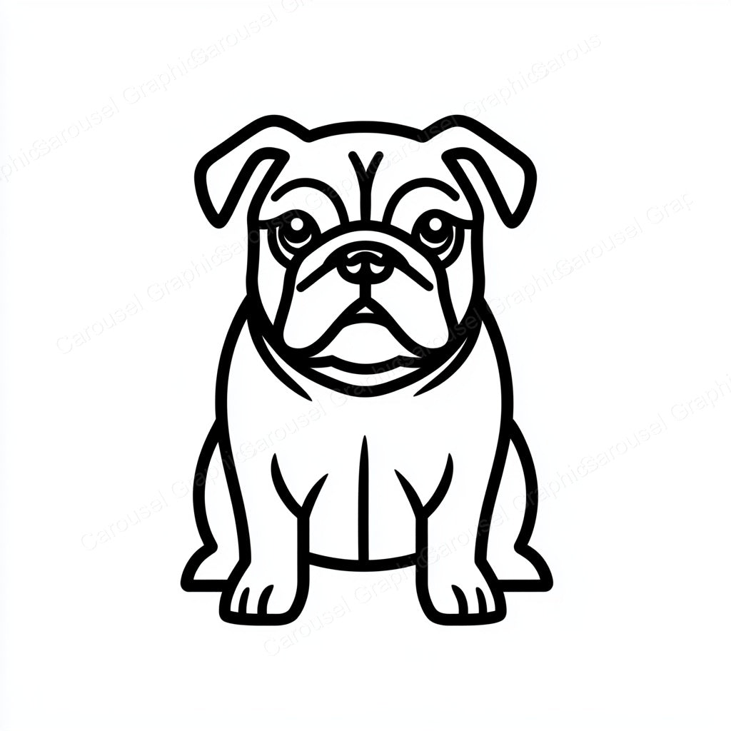 Bulldog Vector Graphic preview