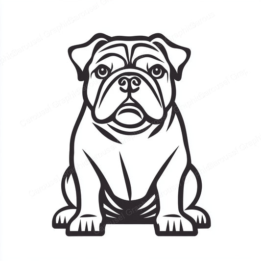 Bulldog Vector Graphic preview