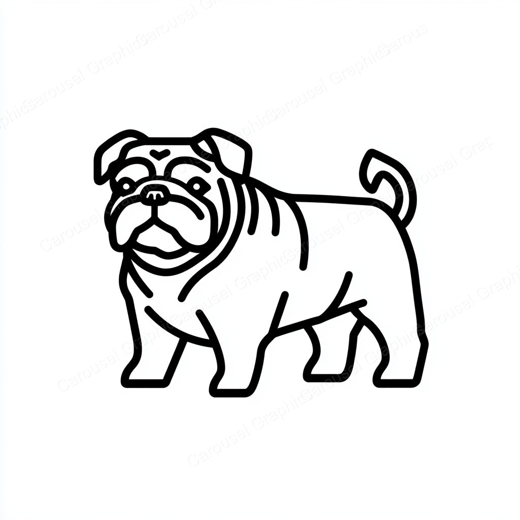Bulldog Vector Graphic preview