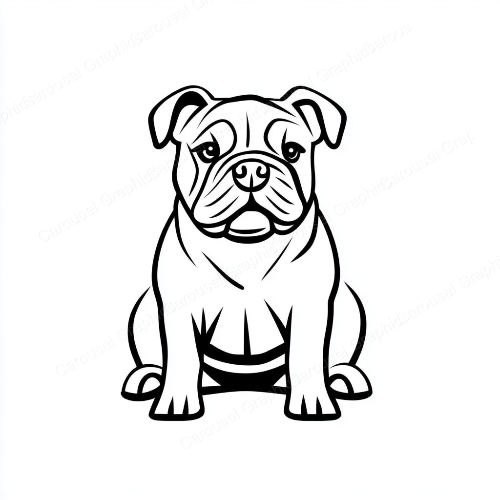 Bulldog Vector Graphic preview