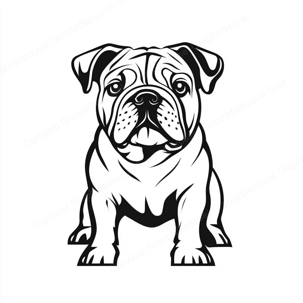 Bulldog Vector Graphic preview