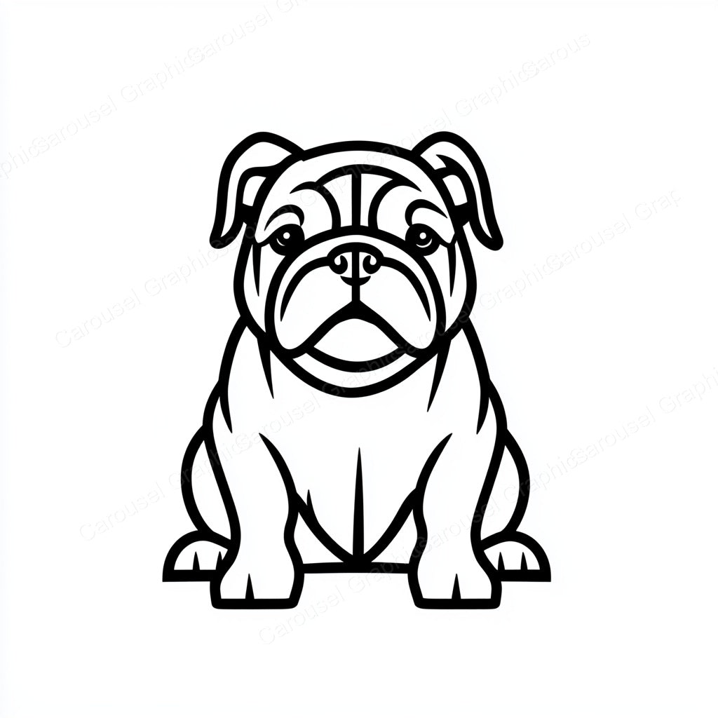 Bulldog Vector Graphic preview