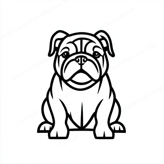 Bulldog Vector Graphic preview