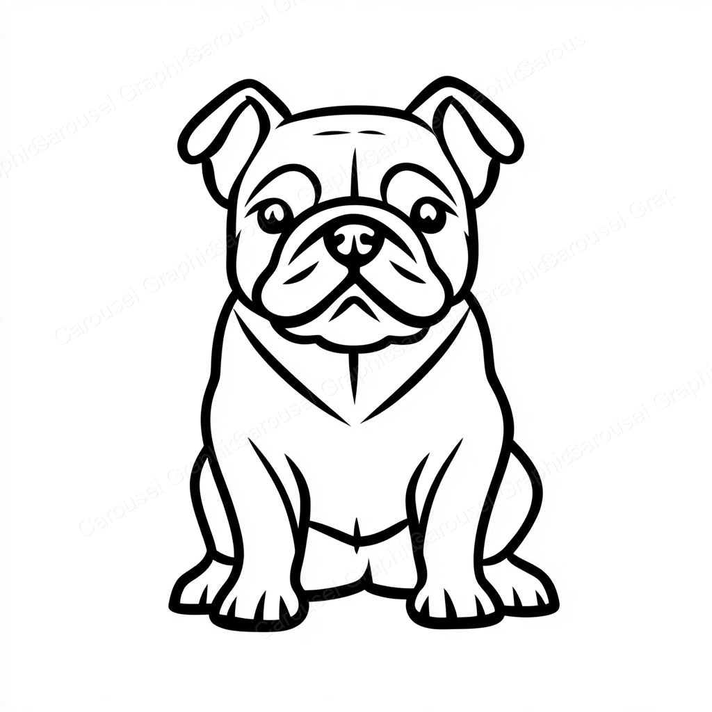 Bulldog Vector Graphic preview