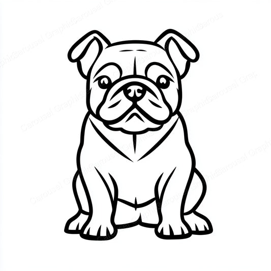 Bulldog Vector Graphic preview