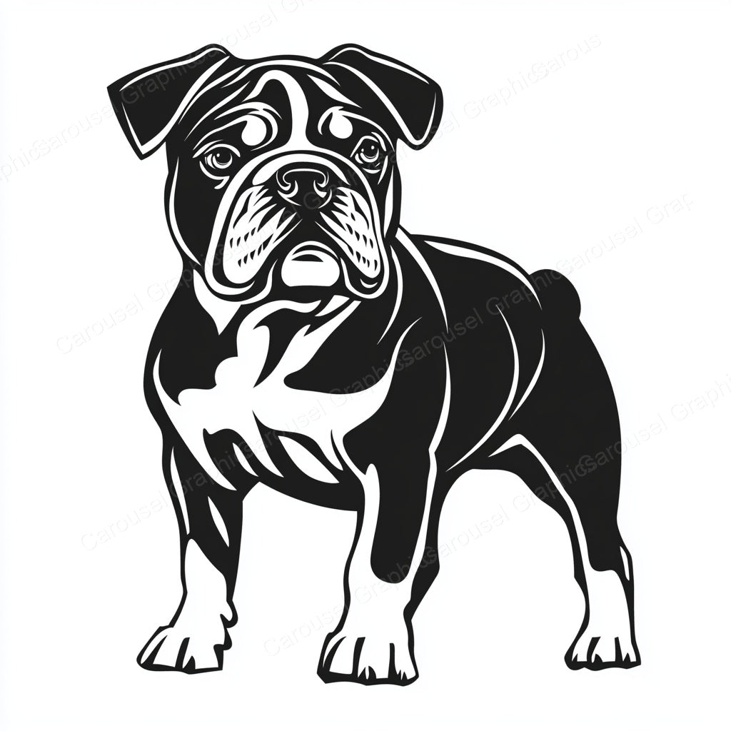 Bulldog Vector Graphic preview