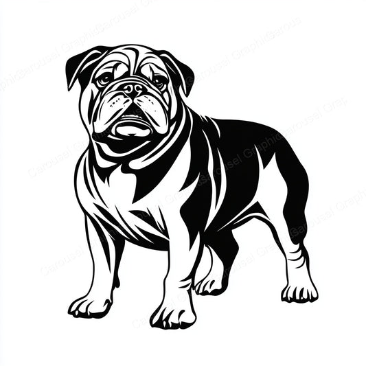 Bulldog Vector Graphic preview