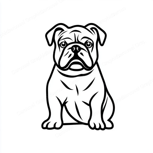 Bulldog Vector Graphic preview