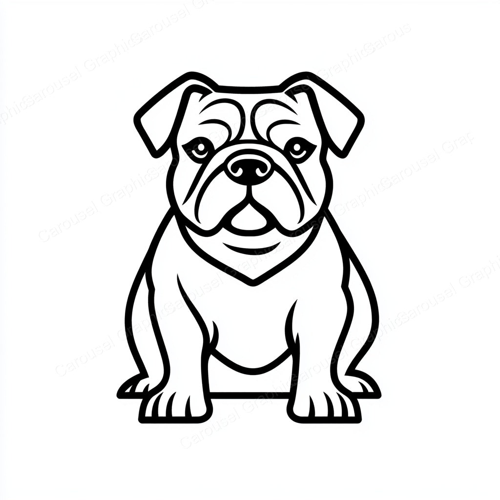 Bulldog Vector Graphic preview